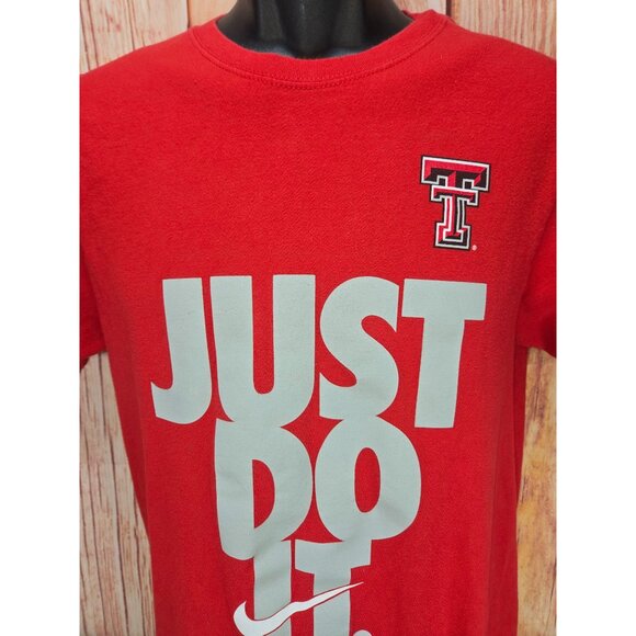 Texas Tech Red Raider Nike "Just Do It" Standard T-Shirt Small - Picture 3 of 6